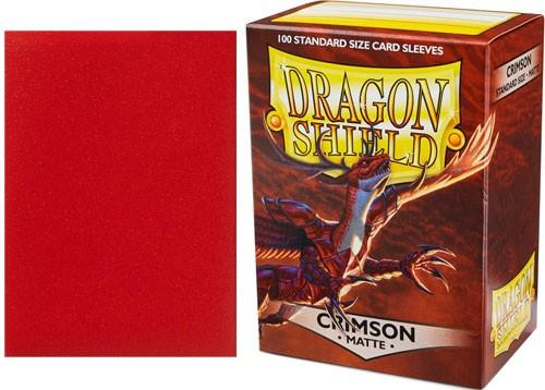 Dragon Shield Crimson Matte Card Sleeves x100